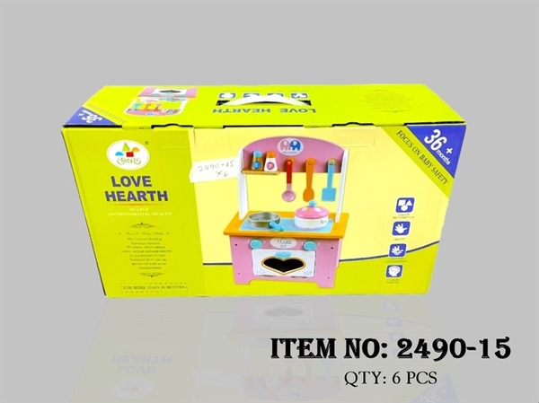 2490-15 HỘP KỆ BẾP GỖ