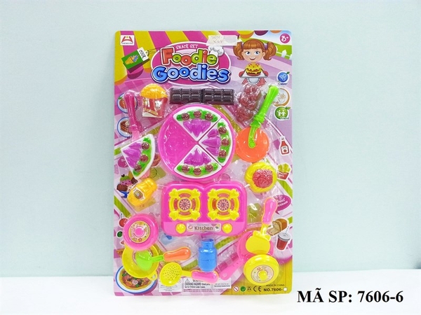 7606-6 VĨ BẾP GAS, BÌNH GAS + BÁNH SINH NHẬT, SOCOLA, KHOAI TÂY, MÌ Ý