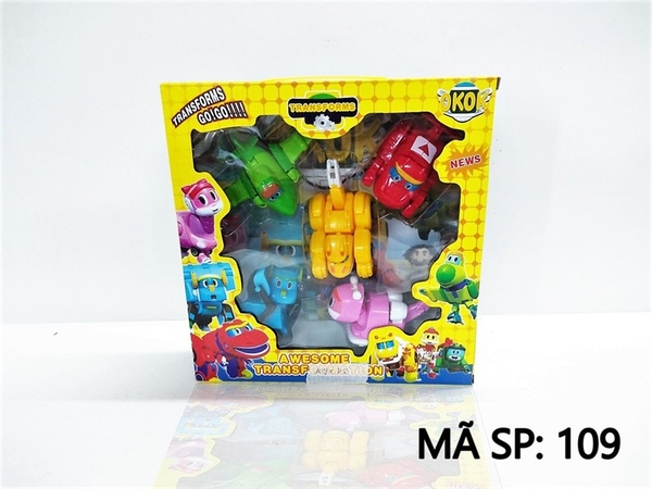 109 TÚI RÁP POLI BIẾN HÌNH XE, MÁY BAY (AWESOME TRANSFORMATION)