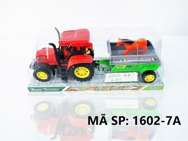 1602-7A HỘP KIẾNG XE CÔNG NÔNG TRỚN CHỞ THÚ 1C NGỰA (2 MẪU) 1602-