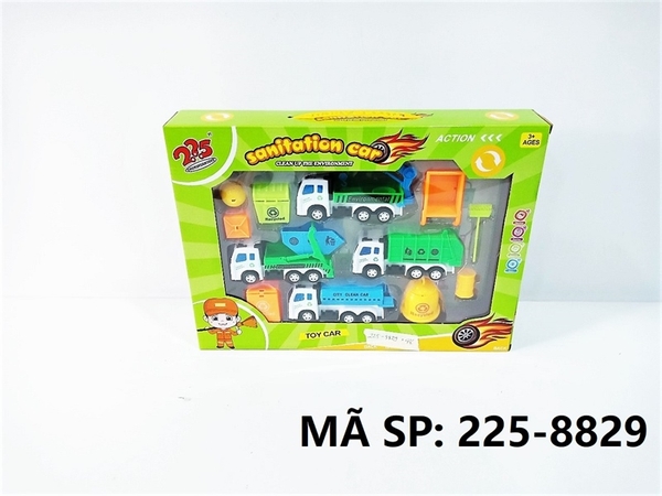 225-8829 HỘP XE CÔNG TRÌNH 4C ĐỦ MẪU (CẨU, HỐT RÁC, BỒN)