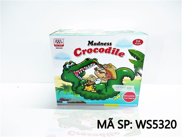 WS5320 HỘP CÁ SẤU PIN CẮN TAY Madness Crocodile