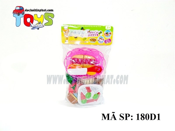 180D1 TÚI BẾP DÍNH TRÁI CÂY, BÁNH MÌ XÚC XÍCH, TRÁI CÂY DĨA, KEM (NHO, THANH LONG) PVC