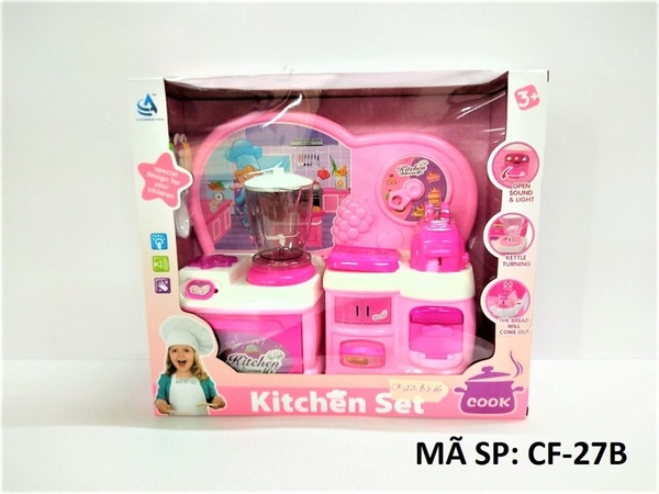 CF-27B HỘP BẾP PIN MÁY XAY SINH TỐ + MÁY NƯỚNG BÁNH MÌ, GIÁ, DAO Kitchen Set