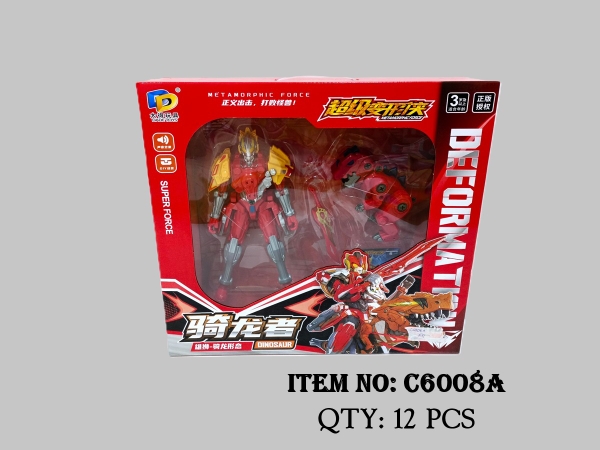 C6008A  HỘP RÁP ROBO + 1C KHỦNG LONG BẠO CHÚA ỐC VÍT KHOAN