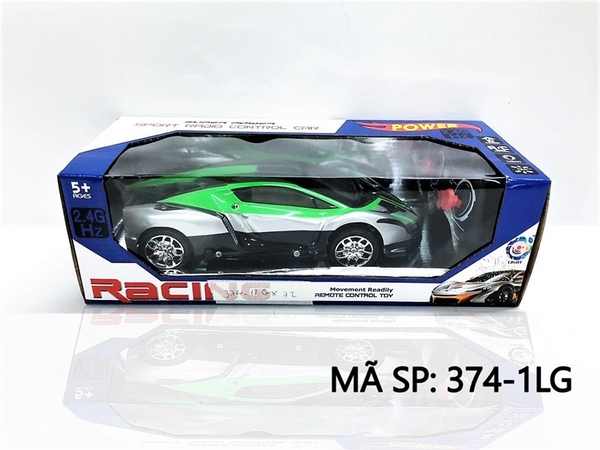 374-1LG HỘP XE HƠI LAMBORGHINI ĐK 7 Đ.TÁC, KHÔNG SẠC Racing