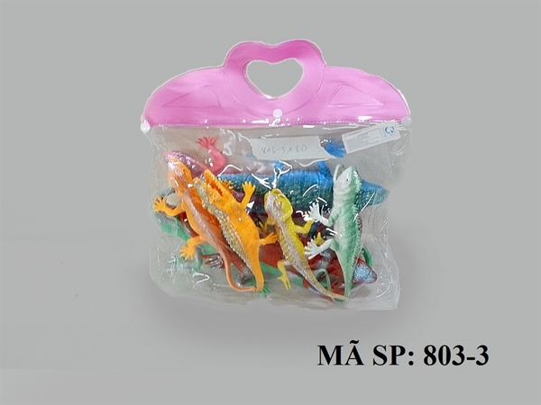 803-3 TÚI CHÍT THÚ RỪNG BÒ SÁT 8 CON