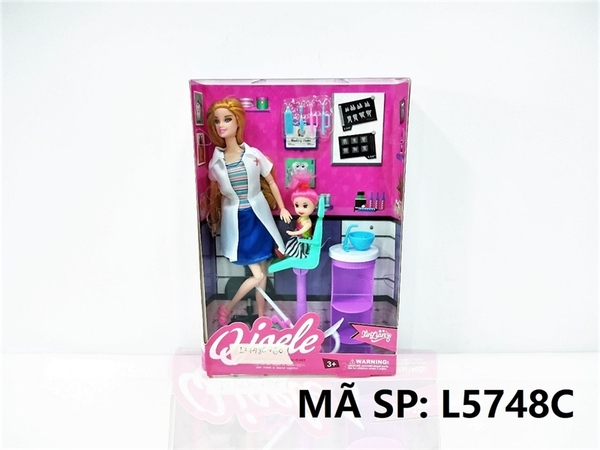 L5748C HỘP BABY 2C (1C KHỚP, 1C NHÍ) + GHẾ KHÁM RĂNG, BỒN NƯỚC Q.joele