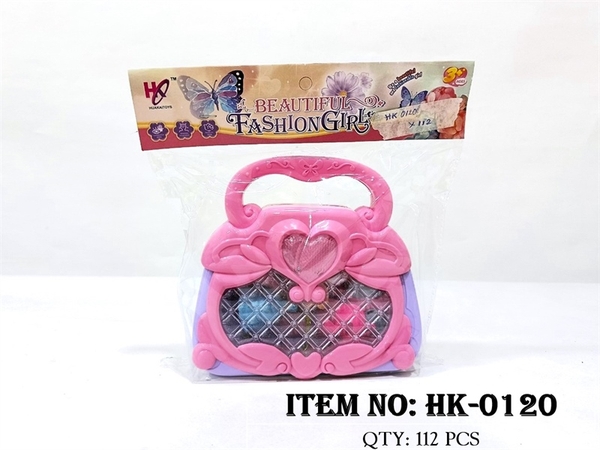 HK-0120 TÚI XÁCH TRANG ĐIỂM + 1C BÉ (PVC)