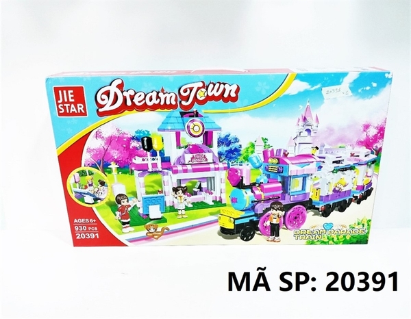 20391 HỘP LOGO RÁP XE LỬA + TRẠM 930 MIẾNG Jie Star