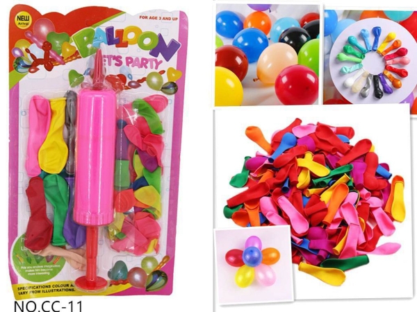 CC-11  VỈ BONG BÓNG + ỐNG BƠM