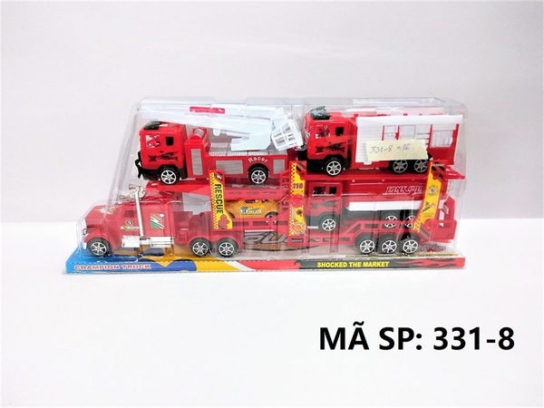 331-8 HỘP KIẾNG XE CÔNG TRÌNH TRỚN 2 TẦNG CHỞ 4C XE (BỒN, CỨU HỎA THANG, HƠI)