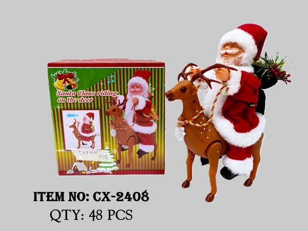 CX-2408  HỘP NOEL CƯỠI TUẦN LỘC