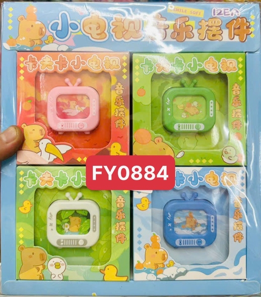 FY0884 LỐC TIVI TRƯỢT HÌNH ĐÈN CAPPY 12 CÁI