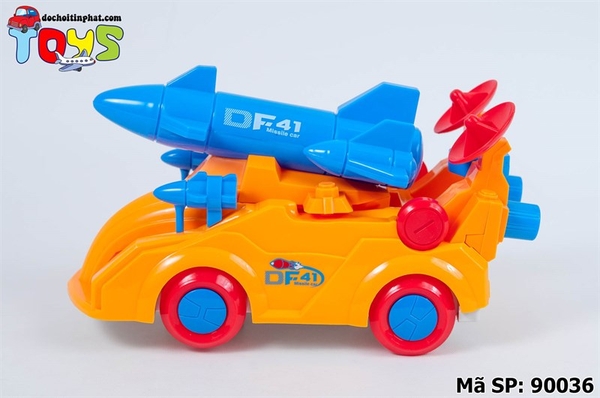 90036 HỘP XE ĐUA PIN BẮN TÊN LỬA