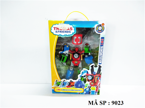 9023 HỘP RÁP ROBO BIẾN HÌNH XE LỬA THOMAS 3C 3 IN 1