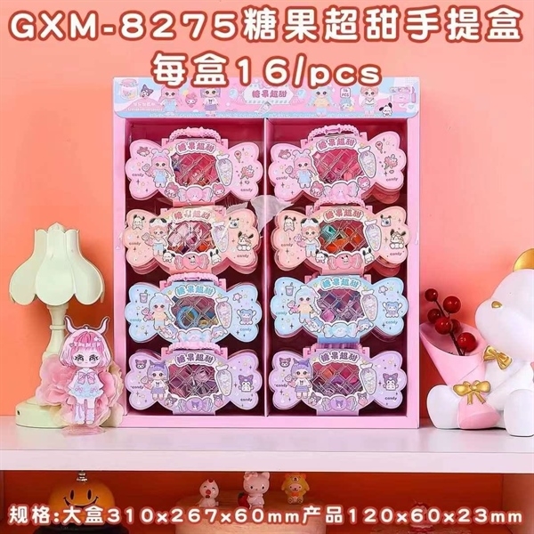 GXM-8275 HỘP KẸO KẸP TÓC 16C