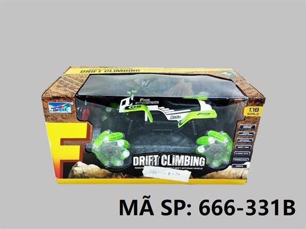 666-331B HỘP XE MOTO ĐỊA HÌNH ĐIỀU KHIỂN 7 ĐỘNG TÁC, BÁNH ĐÈN, CÓ SẠC, TL 1:18 666-317B - 666-332B