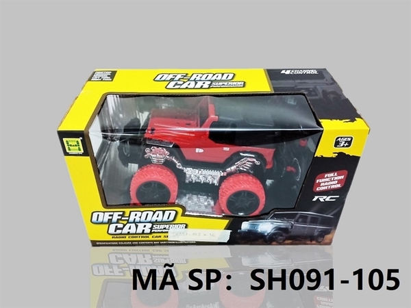 HỘP XE JEEP ĐỊA HÌNH ĐK 7 Đ.TÁC, KHÔNG SẠC TL 1:18 Off-Road Car