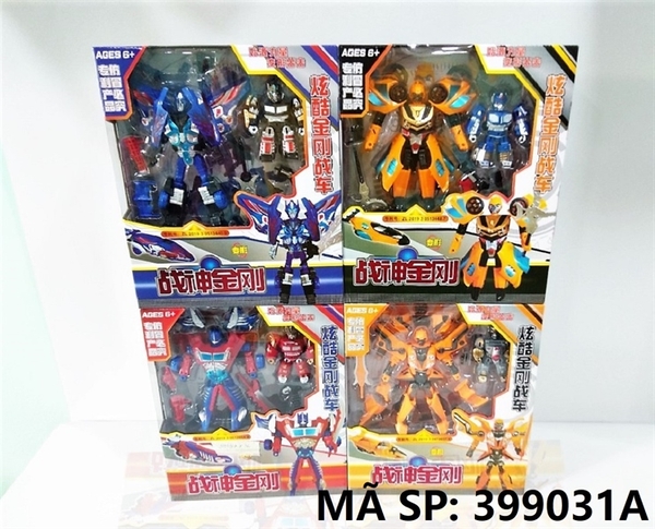 399031A HỘP RÁP ROBO BIẾN HÌNH XE ĐUA NGÂN HÀ (XE + 1C ROBO) (4 MẪU)