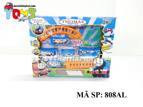 808AL HỘP ĐƯỜNG RAY XE LỬA PIN THOMAS + 2 CÂY