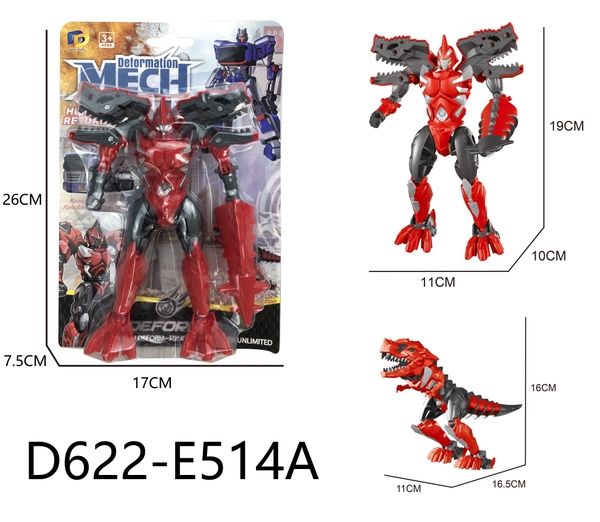 D622-E514A  VỈ RÁP ROBO BIẾN HÌNH KHỦNG LONG