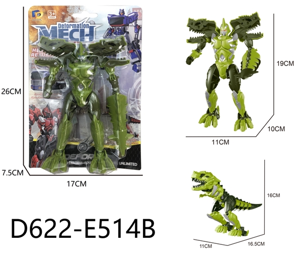 D622-E514B  VỈ RÁP ROBO BIẾN HÌNH KHỦNG LONG