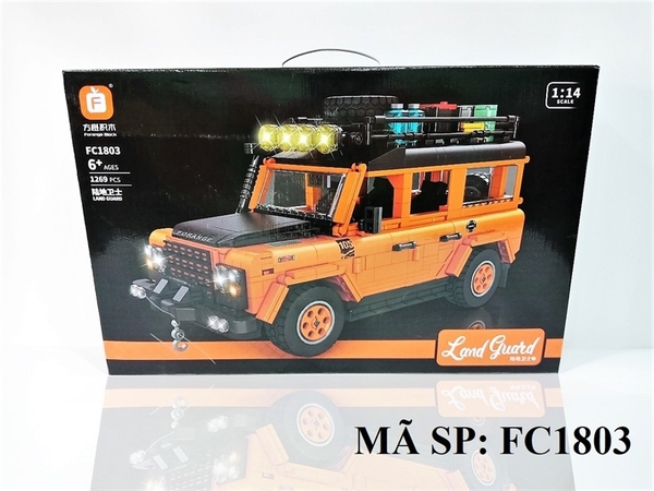 FC1803 HỘP LOGO RÁP XE JEEP 1269 MIẾNG Land Guard