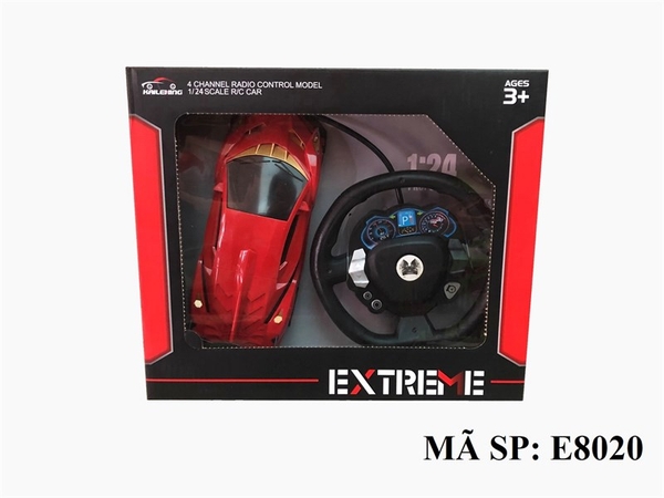 E8020 HỘP XE HƠI LAMBORGHINI ĐK CÓ SẠC, VÔ LĂNG TRÒN