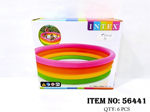 56441  HỘP PHAO HỒ BƠI INTEX 1.68m x 46cm | 66