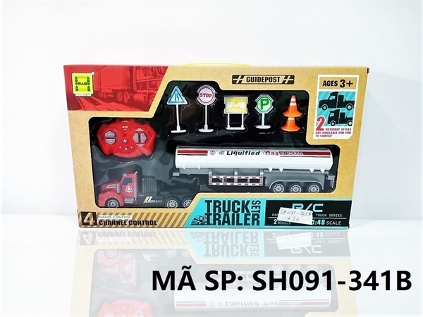 SH091-341B HỘP XE CÔNG TRÌNH BỒN GAS DÀI ĐIỀU KHIỂN 7 ĐỘNG TÁC, KHÔNG SẠC, TL 1:48 SH091-341B - SH091-346B