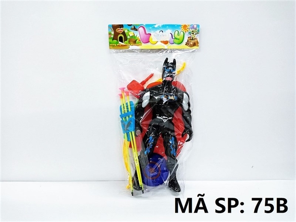75B TÚI SIÊU NHÂN 1T AVENGER PIN + C_ + 3 HÍT + KHIÊN, BÚA (BATMAN) (OPP)