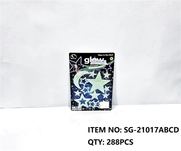 SG-21017ABCD VỈ DÁN TRANG TRÍ NGÔI SAO