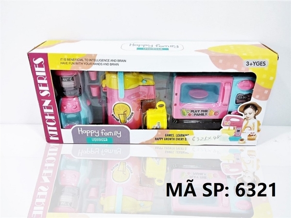 6321 HỘP BẾP 3 MÓN KHÔNG PIN ( MÁY NƯỚC LỌC, BÌNH NƯỚC, LÒ NƯỚNG) Kitchen Series 6323 6326