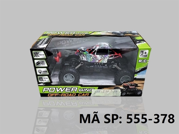 555-378 HỘP XE JEEP ĐỊA HÌNH ĐK 7 Đ.TÁC, KHÔNG SẠC Power King