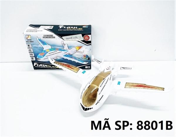 8801B HỘP MÁY BAY RÁP CÁNH PIN NHẠC ĐÈN 3D Flash Plane