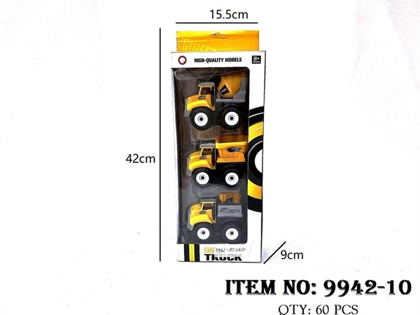 9942-10 HỘP XE CÔNG TRÌNH TRỚN 3C ĐỦ MẪU (TRỘN, BEN, CẨU) 9942-20, 9942-30