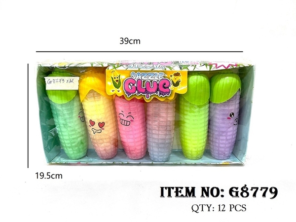 G8779 HỘP 6 HŨ SLIME BẮP