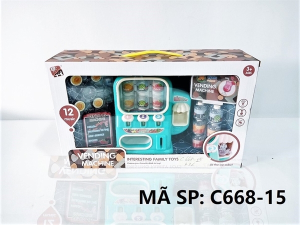 C668-15 HỘP MÁY BÁN NƯỚC NGỌT TỰ ĐỘNG PIN Vending machine