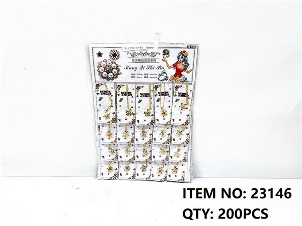 23146 TÚI VỈ 20 TÚI DÂY CHUYỀN HỢP KIM VÀNG