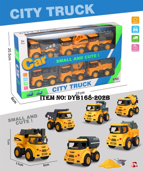 DYB168-202B  HỘP XE CÔNG TRÌNH TRỚN 6C ĐỦ MẪU (BEN, BỒN, CẨU)