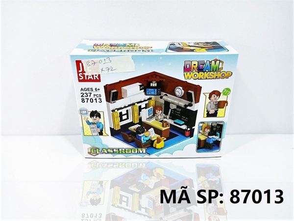 87013 HỘP LOGO RÁP LỚP HỌC 237 MIẾNG JIE STAR