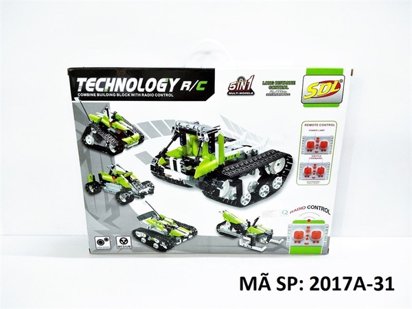 2017A-31 HỘP LOGO RÁP XE TĂNG 5 IN 1