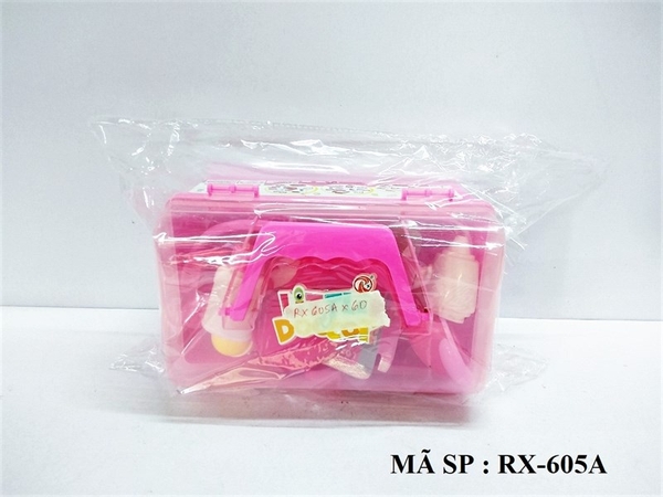 RX-605A TÚI HỘP VALI BÁC SĨ TAI NGHE PIN NÚT ĐÈN, THAU, KÉO Mini Medical (OPP)