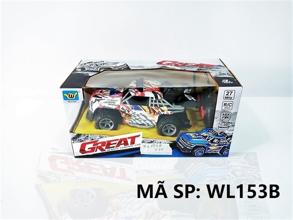 WL153B HỘP XE JEEP ĐỊA HÌNH ĐIỀU KHIỂN 7 ĐỘNG TÁC, CÓ SẠC, TL 1:20 WL-150B, WL-151B, WL-152B, WL-153B