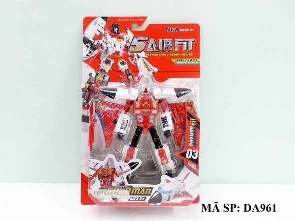 DA961 VỈ RÁP ROBO BIẾN HÌNH MÁY BAY