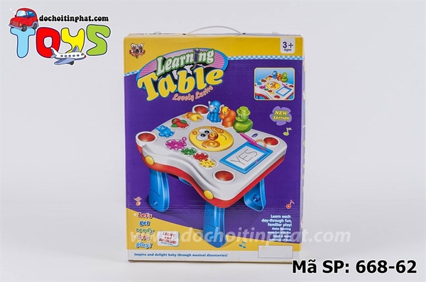 668-62 HỘP BÀN CHƠI PIN (ĐÀN ORGAN, THÚ KÊU, NHẠC ĐÈN)