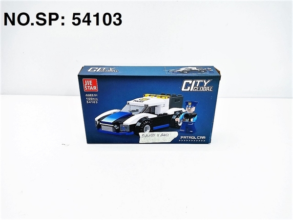 54103 HỘP LOGO RÁP XE HƠI CS 100 MIẾNG JIE STAR