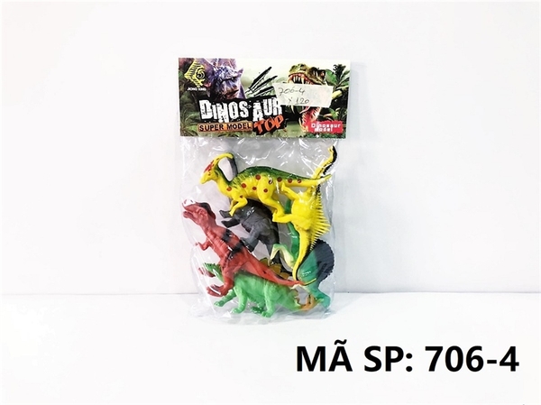 706-4 TÚI THÚ KHỦNG LONG 6C ĐỦ MẪU (PVC) Dinosaur model Top 704,705,707,708,709,801,802,803,804