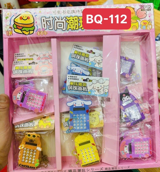 BQ-112 LỐC MÁY TÍNH SANRIO 12 CÁI